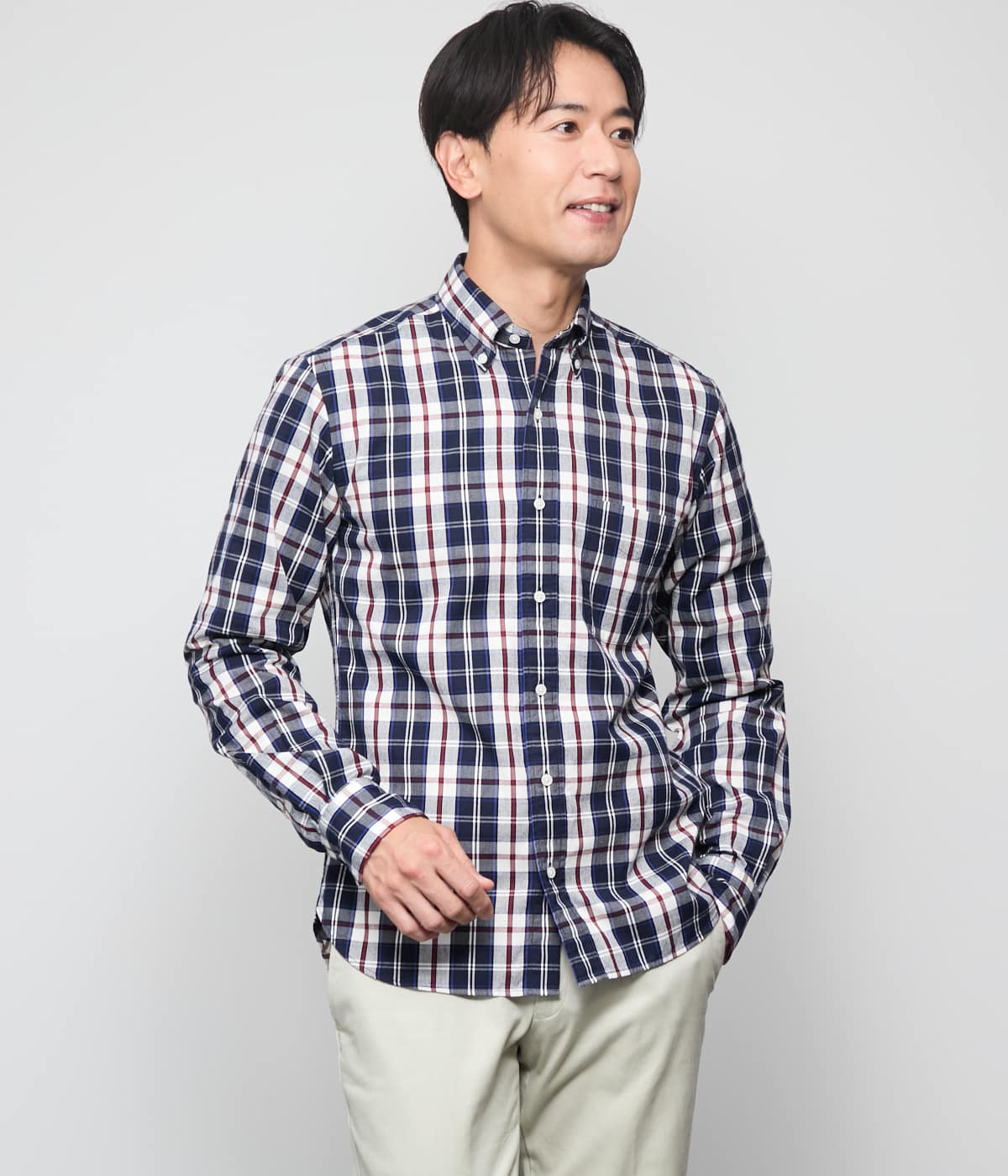 新品　ニューヨーカー　長袖シャツ　Lサイズ NEWYORKER MEN トップス｜ファッション通販のNY.ONLINE