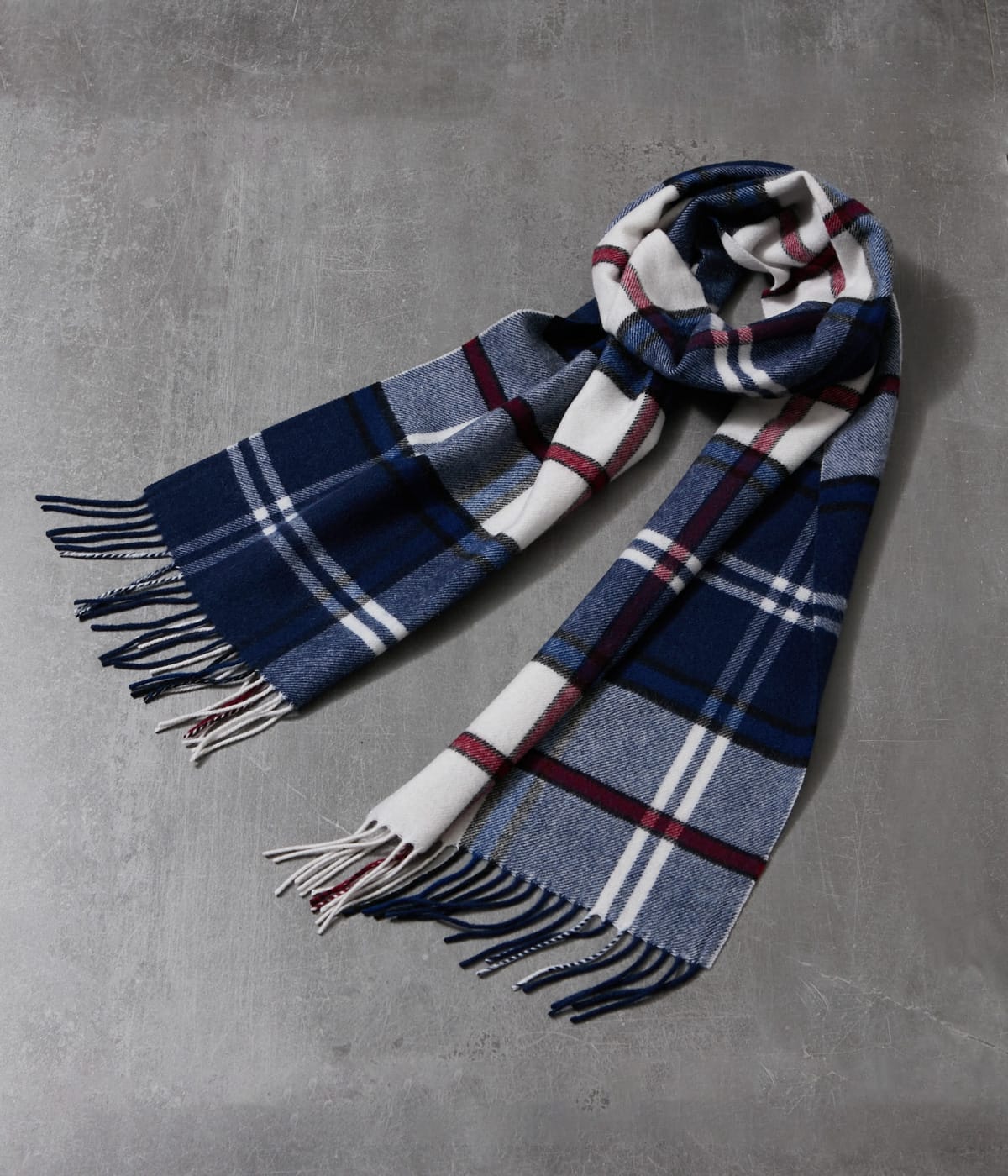 カシミヤBIGニューヨーカータータンマフラー