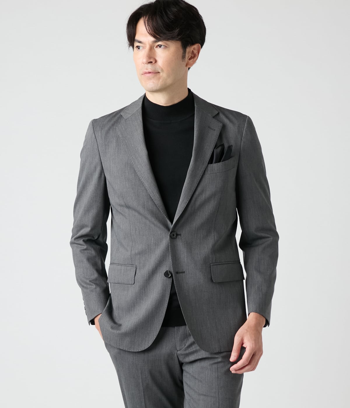 【ストレッチ・防シワ】FLEX COMFORT マイクロヘリンボーン スーツ