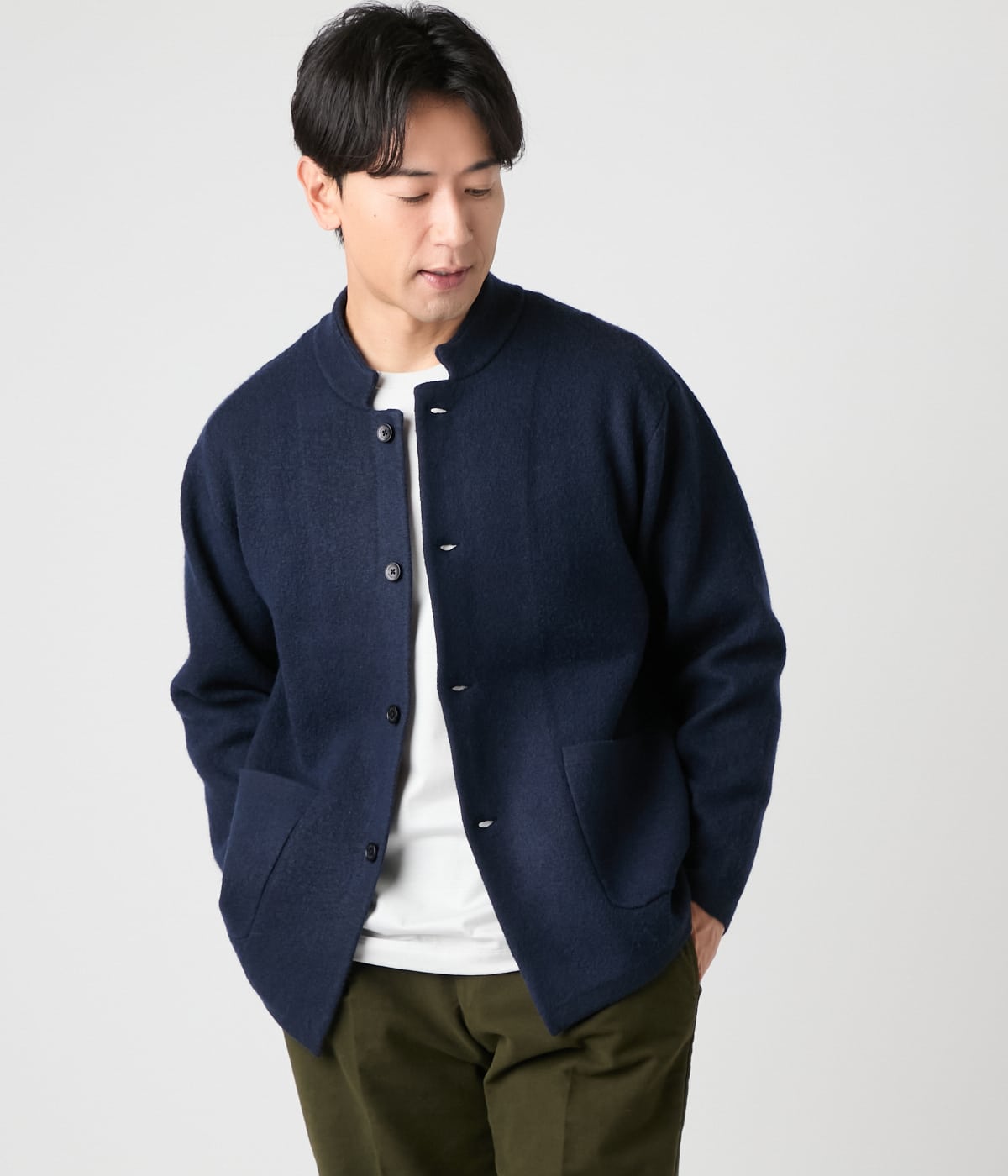 コンバーチブルニットカーディガン