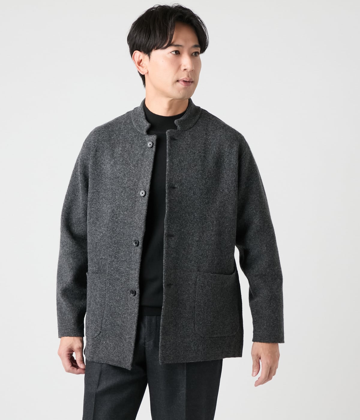 コンバーチブルニットカーディガン