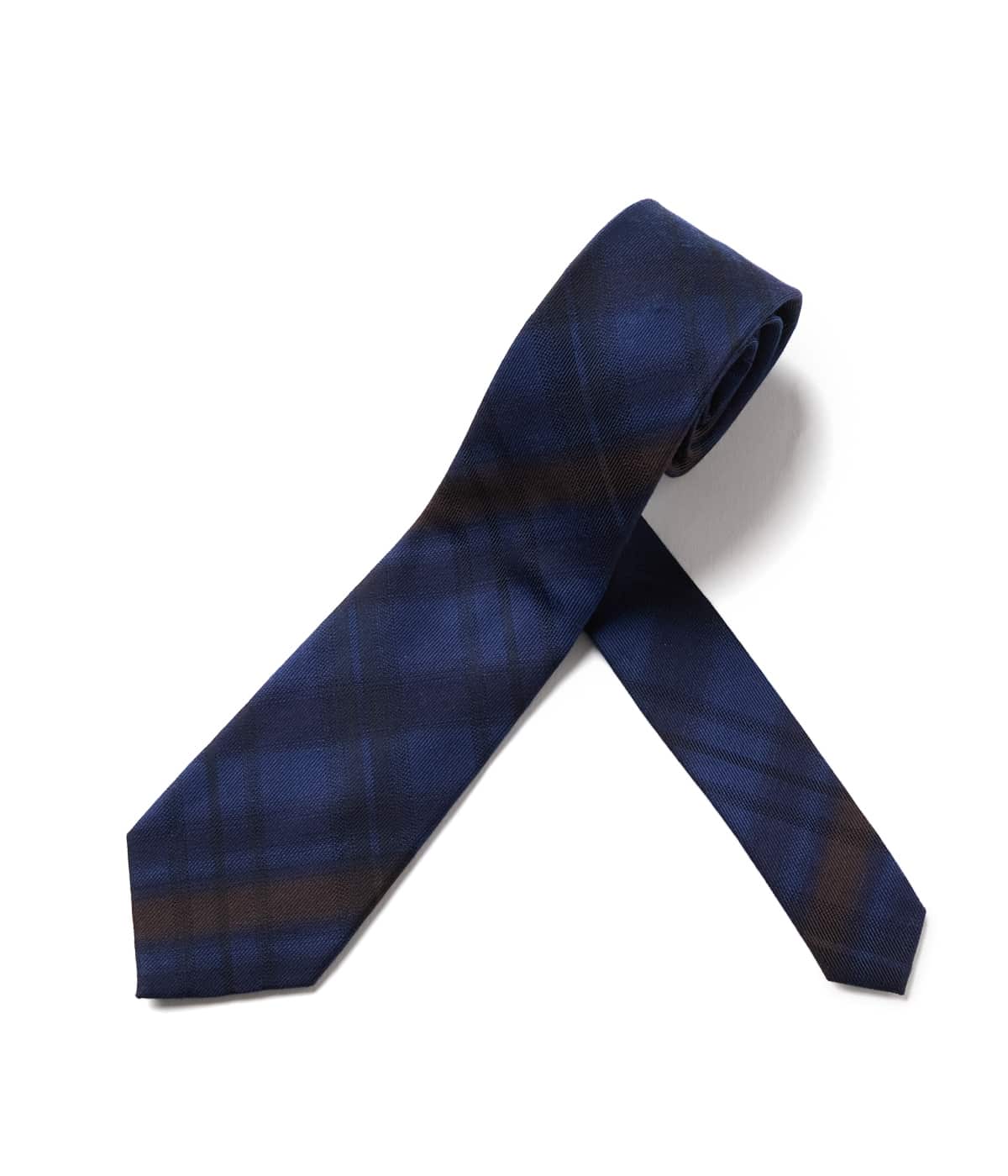 オンブレチェック ネクタイ