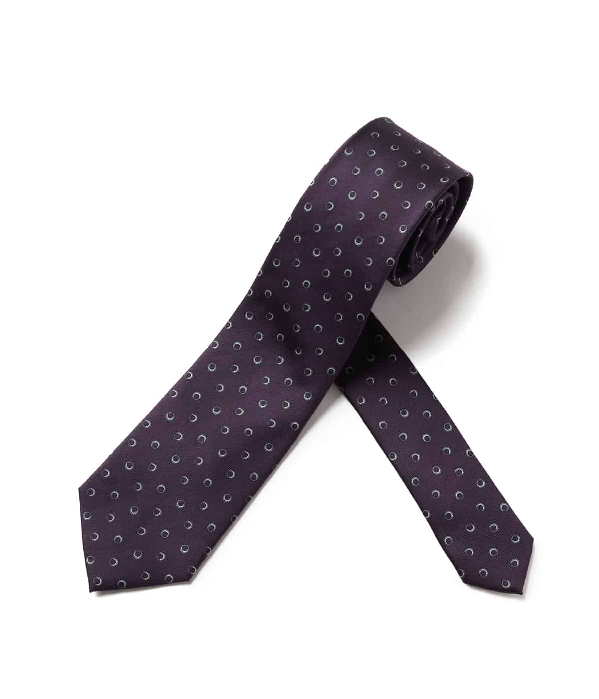 サークルパターン ネクタイ