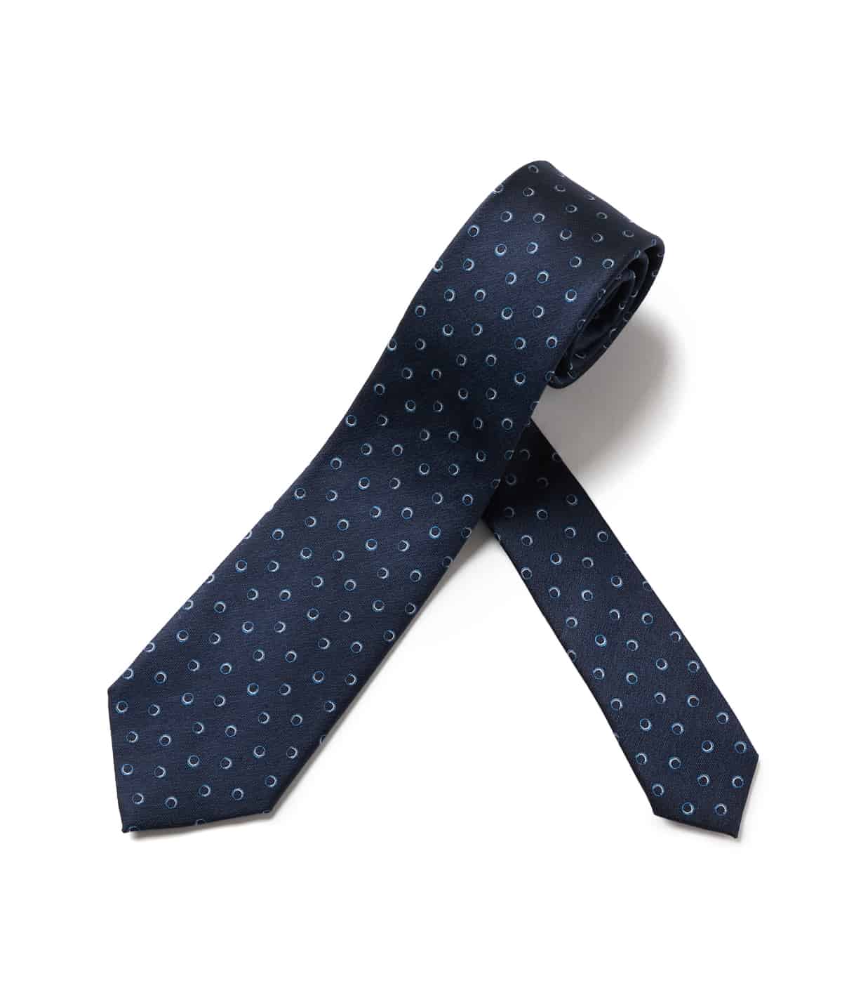 サークルパターン ネクタイ