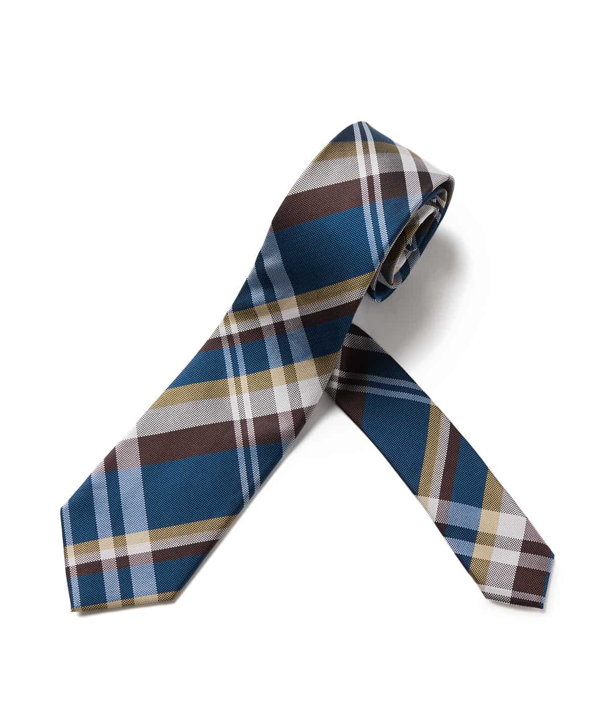マドラスチェック ネクタイ