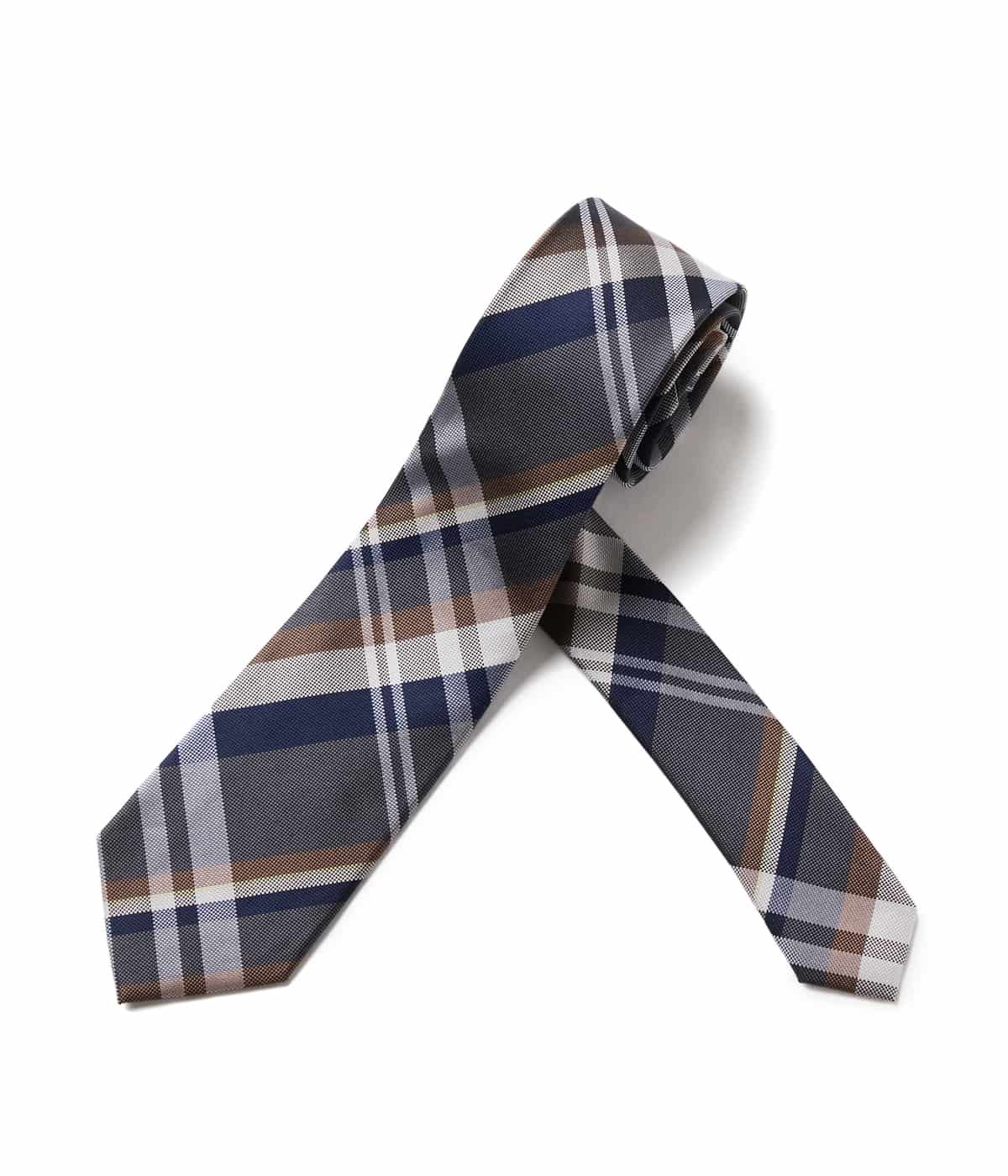 マドラスチェック ネクタイ