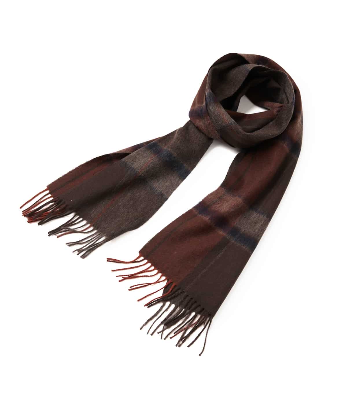 ウール ビッグチェック マフラー