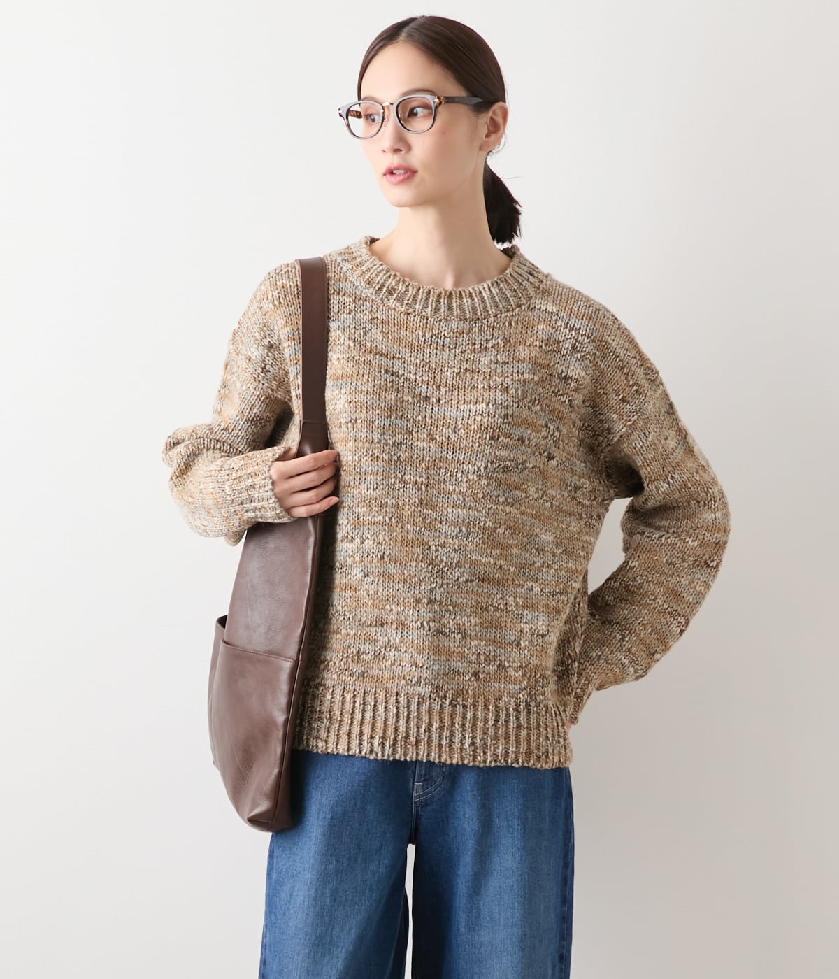 【WEB限定】TRICOTS JEAN MARC(トリコット・ジーン・ マルク) ミックスヤーンニット