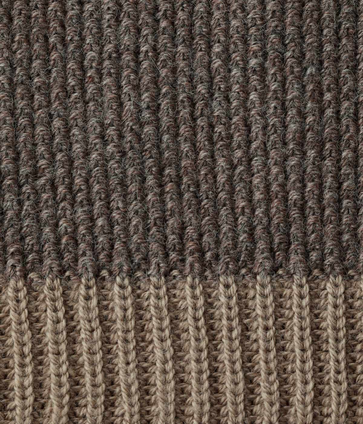 がぱお♡ Theory 23SS サマーコットンニット ベスト ブラウン Organic Cotton Wool 配色2wayニットベスト(37796721-2025