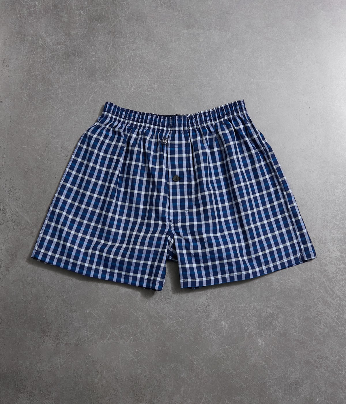 ツイルチェック 前開き 布帛トランクス