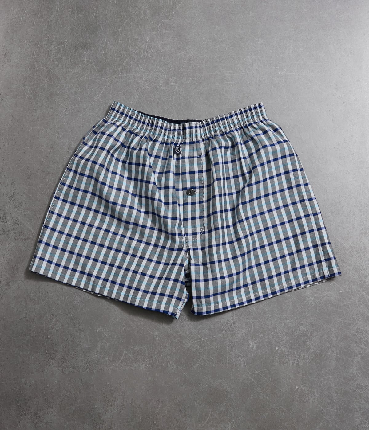 ツイルチェック 前開き 布帛トランクス