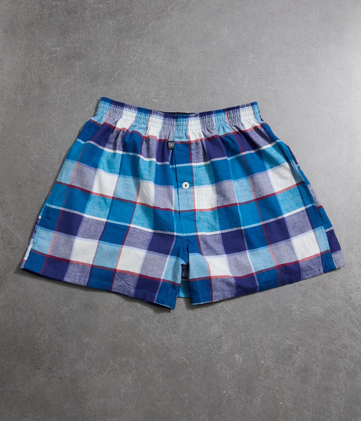 起毛 ツイルチェック 前開き 布帛トランクス