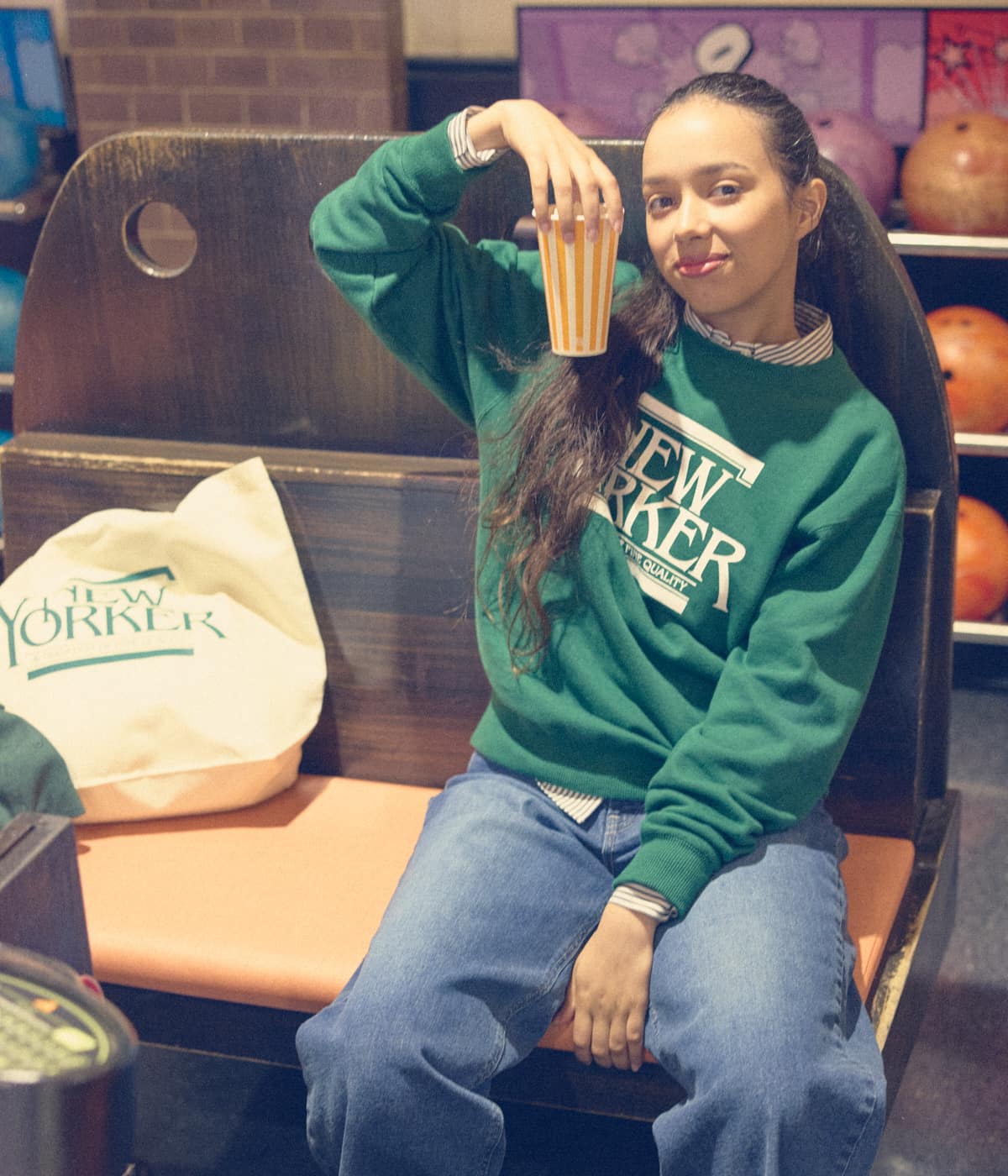 【WEB限定】OLD NY ロゴスウェット