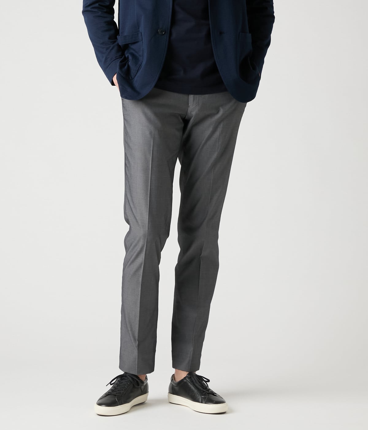 【ストレッチ・吸水速乾・防シワ】COOL COMFORT キシリッシュドビーストレッチ ウエストアジャストパンツ
