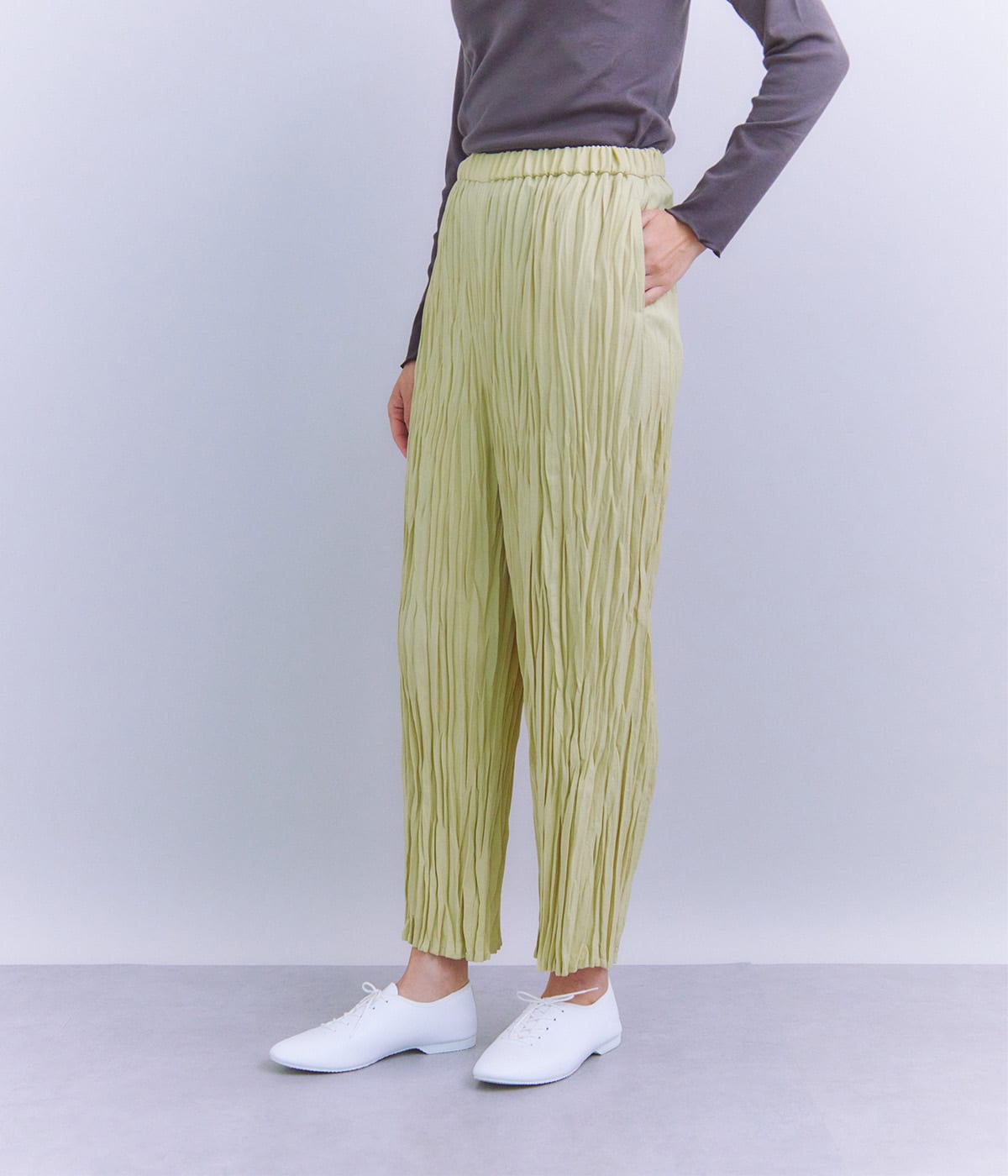 NEWYORKERのDry Touch Twill ワッシャーパンツ