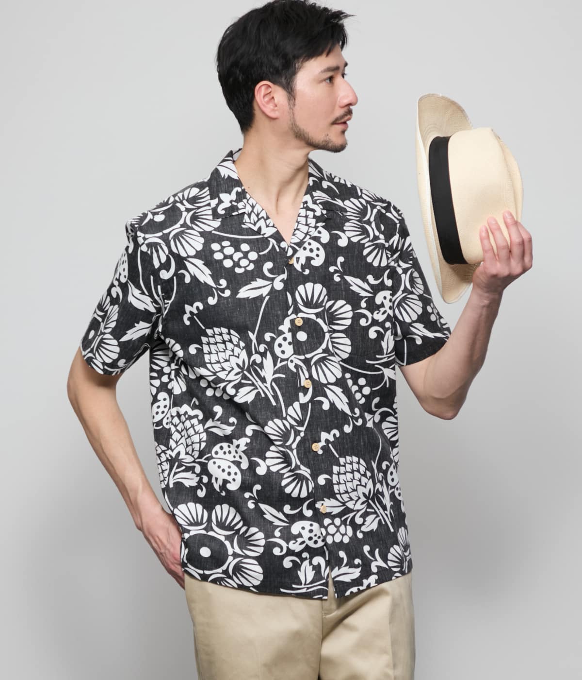 【KAHALA×NEWYORKER】DUKE'S PAREO アロハシャツ