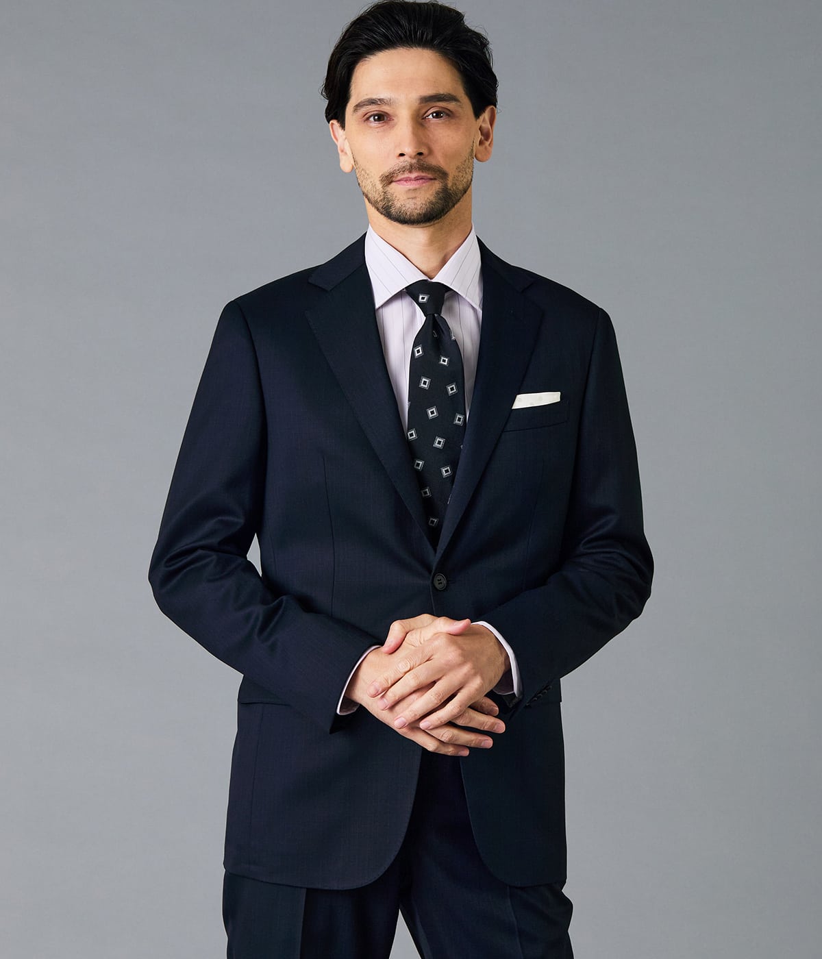 the wardrobe. newyorkerのPREMIUM CLOTH Beyond ストライプ スーツ