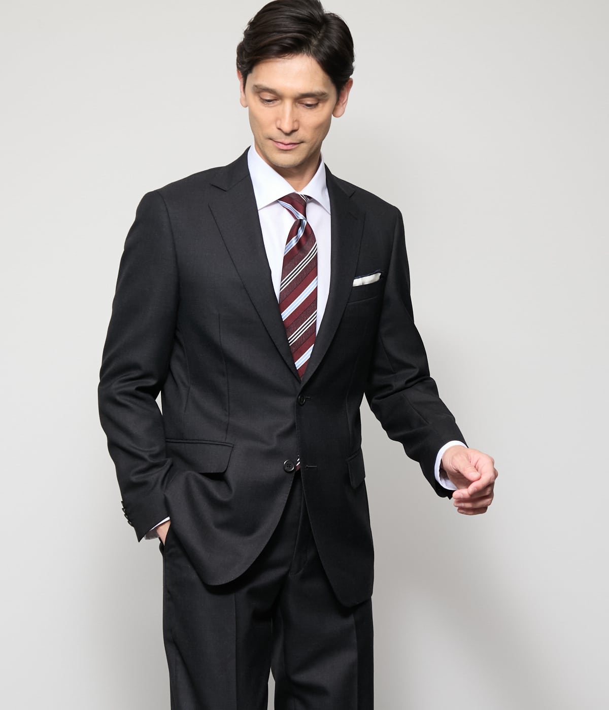 HERITAGE CLOTH 無地 サキソニー ジャケット(セットアップ対応)