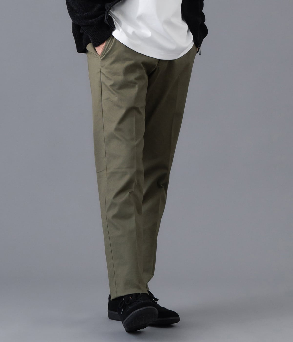 ストレッチ】コンパクトツイル パンツ(16249860-2026)｜ファッション