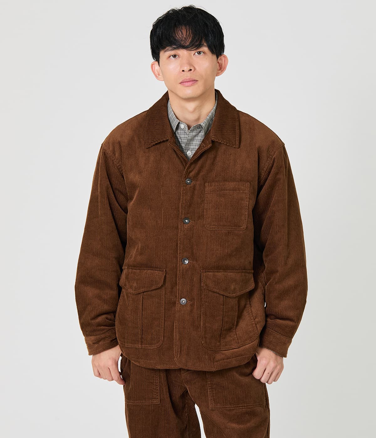 コーデュロイ カバーオール(セットアップ対応)(77439811-2026