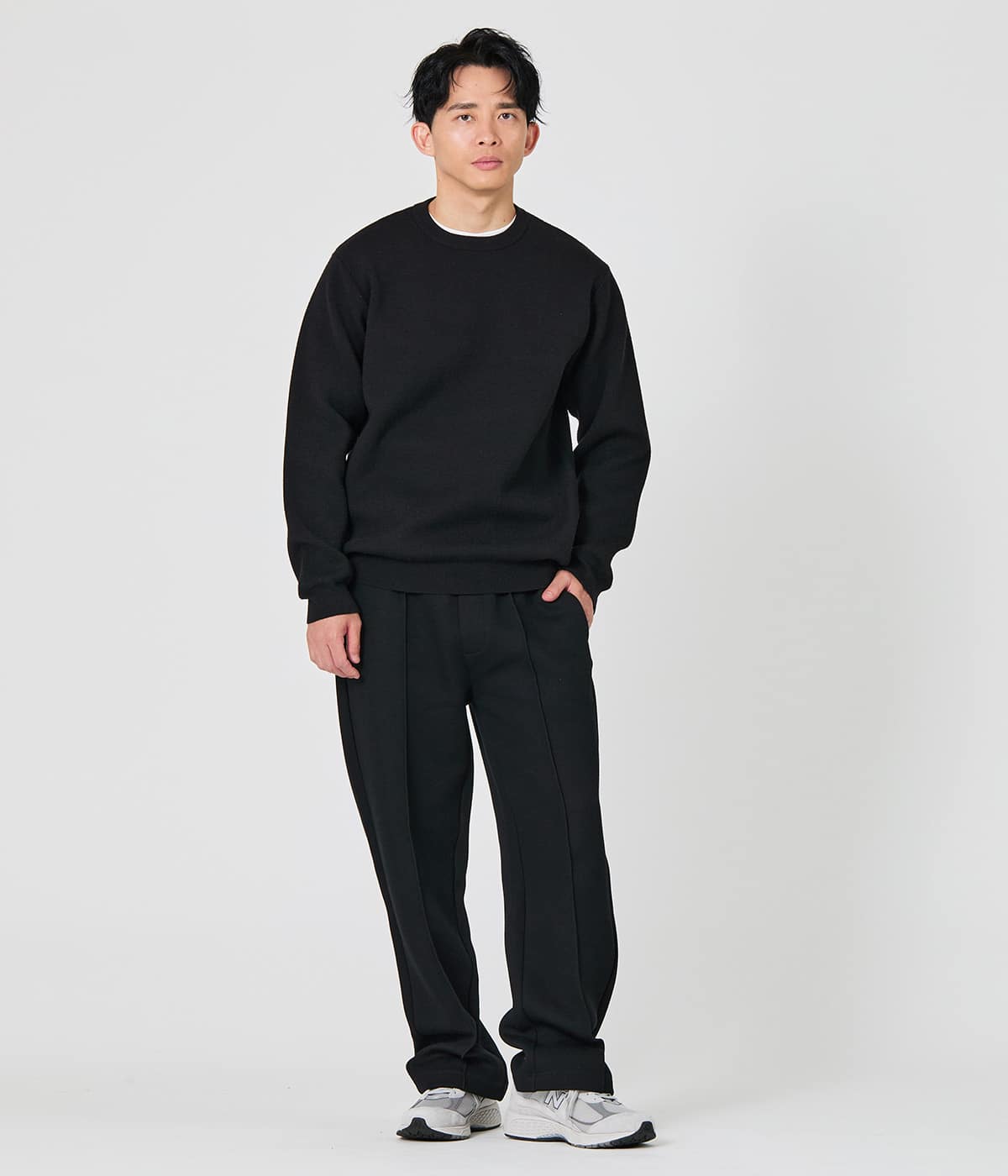 ワイドテーパード スウェットパンツ(77679680-2026)｜ファッション通販