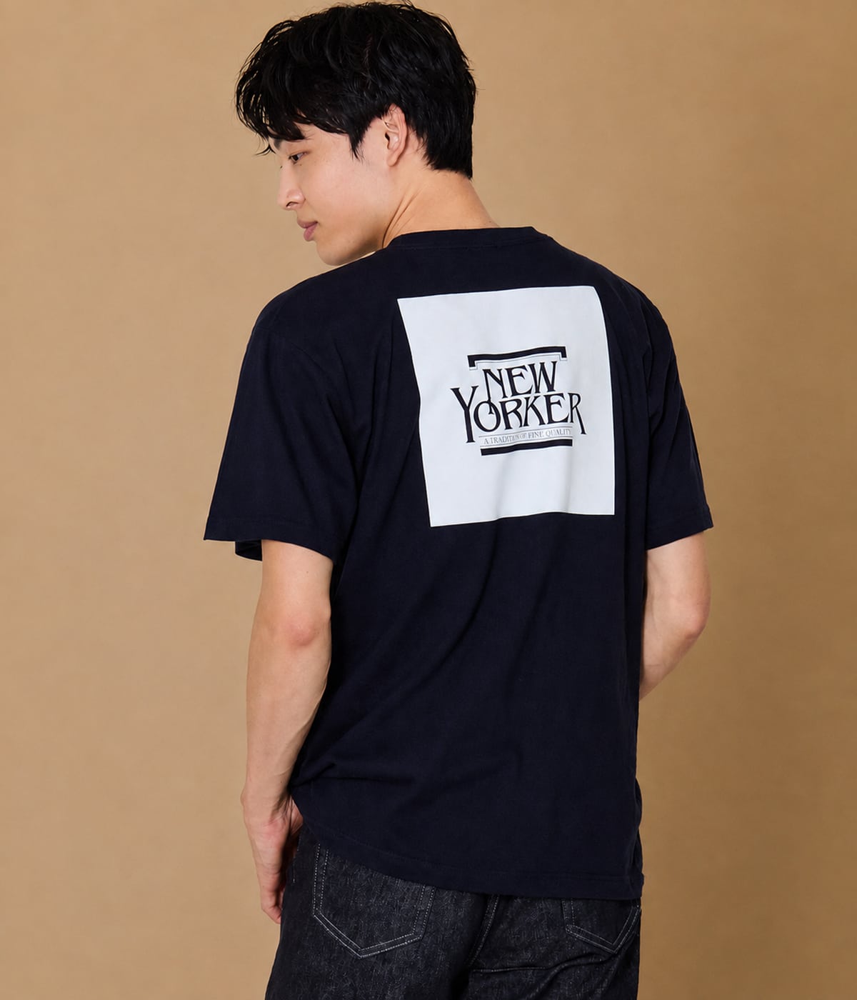 OLD LOGO バックプリント 半袖Tシャツ