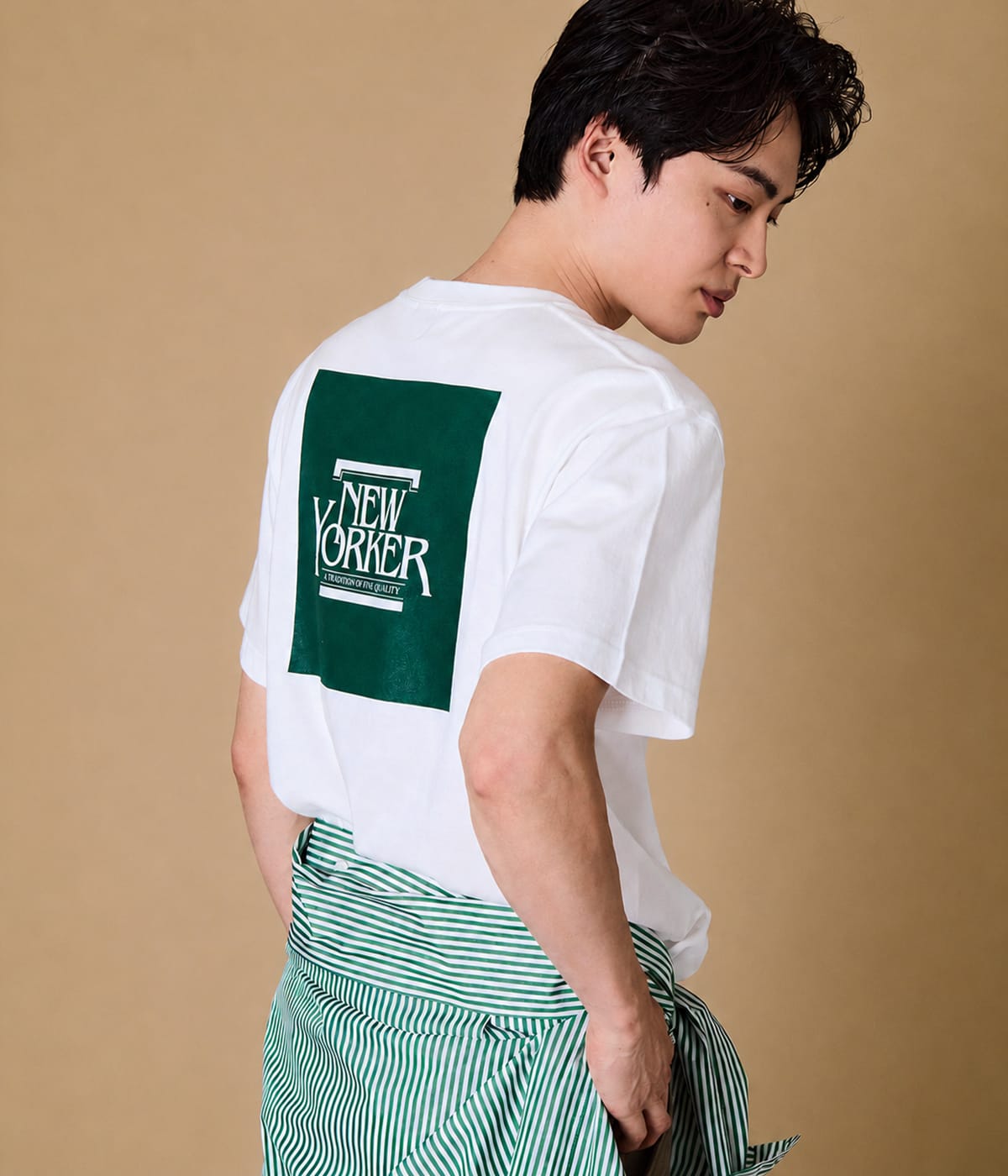 OLD LOGO バックプリント 半袖Tシャツ