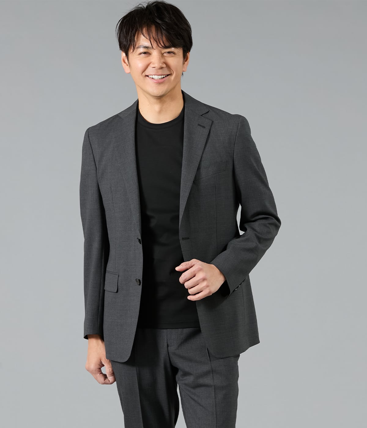 【遮熱・撥水・防シワ】SUNSHADECOOL ミニチェック ジャケット(セットアップ対応)