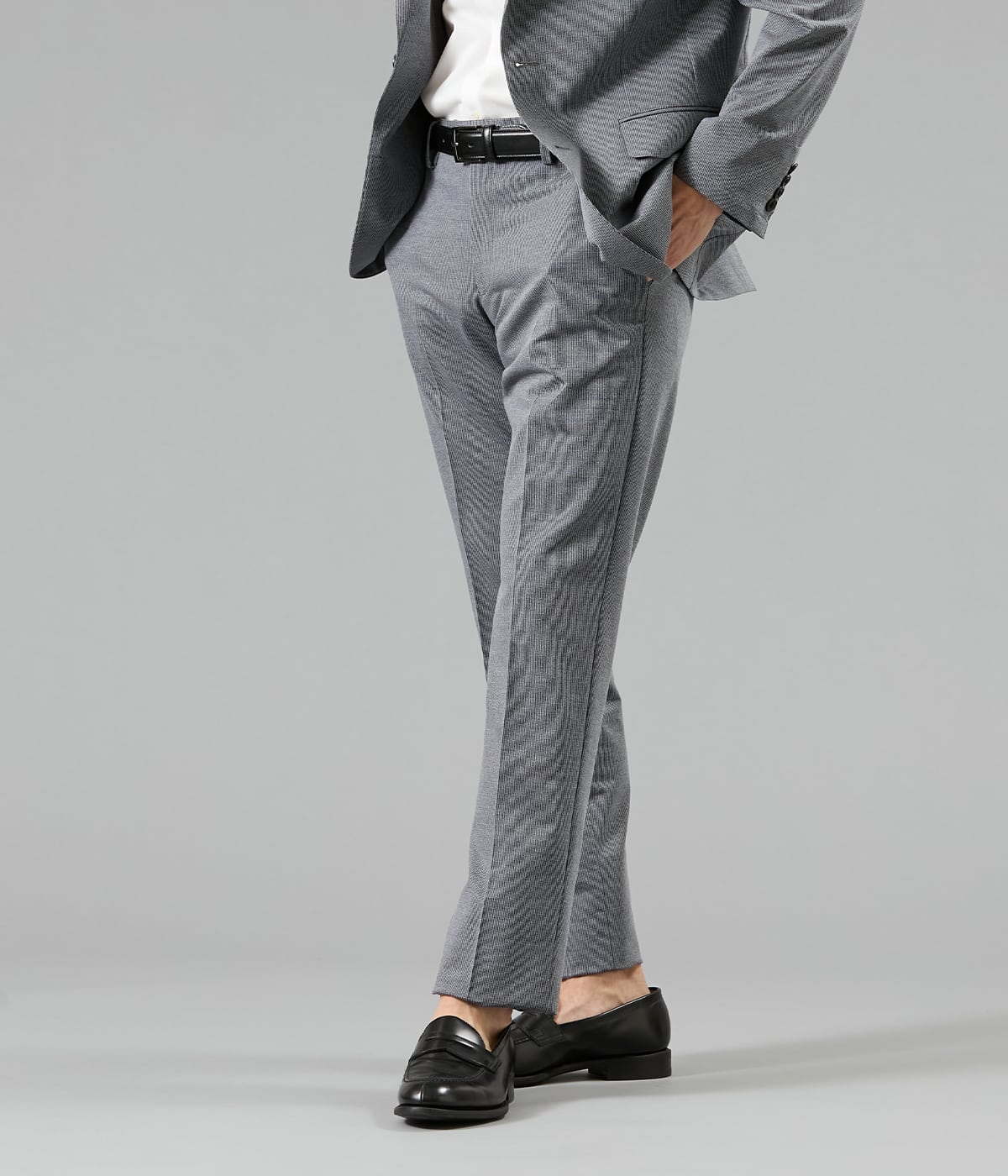 【ウォッシャブル・ストレッチ・撥水】MOVING COMFORT エスパンディージャージー ウエストアジャスト パンツ(セットアップ対応)