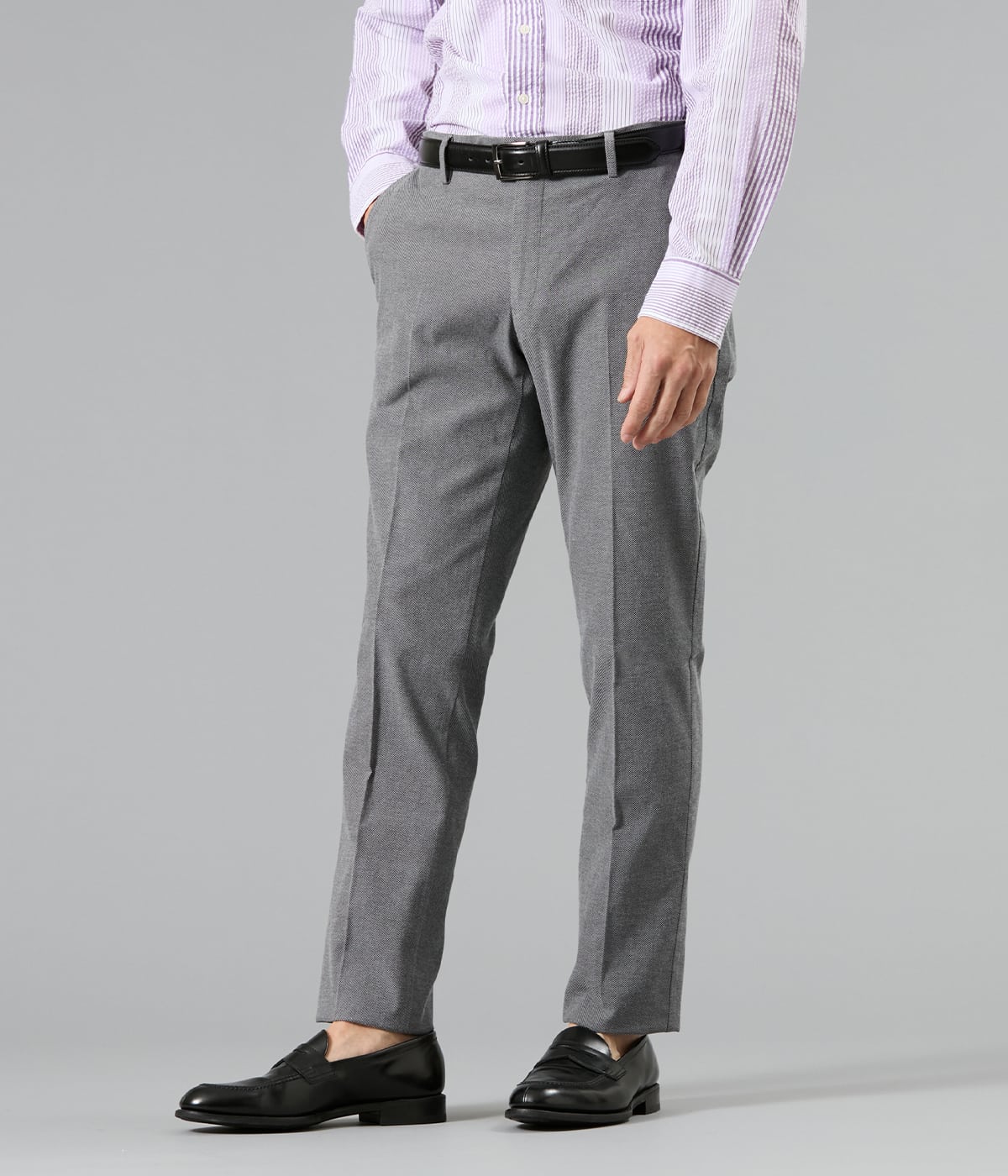 【ウォッシャブル・ストレッチ・接触冷感】キシリッシュバスケット ウエストアジャストパンツ