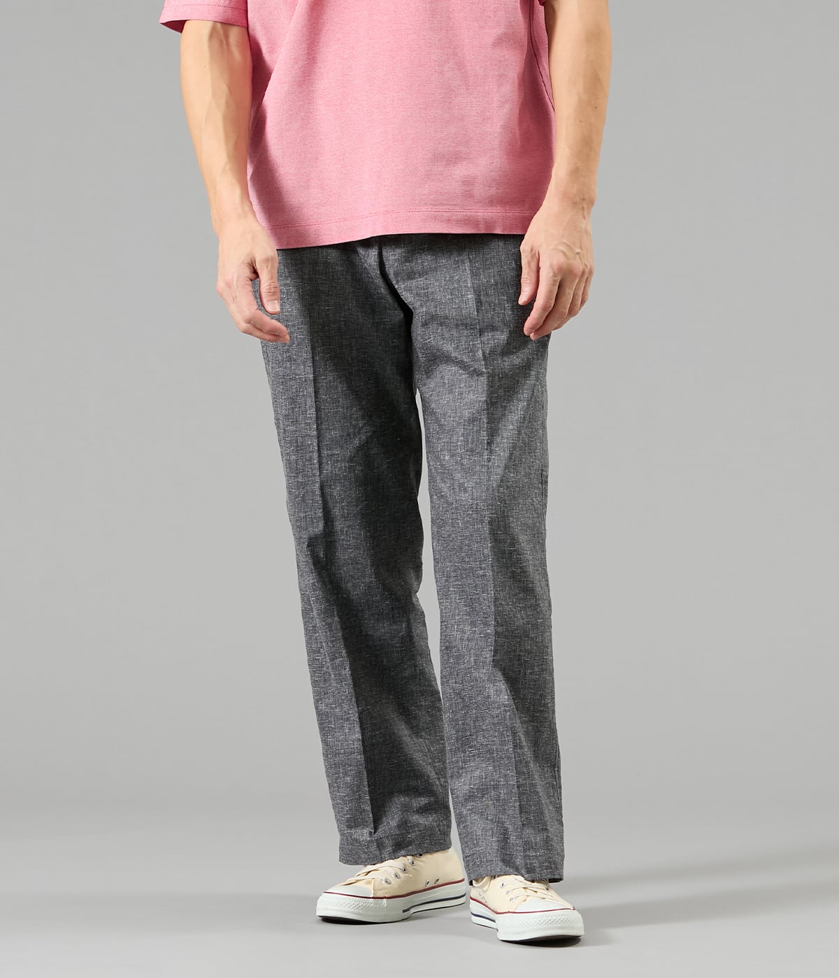 the wardrobe. newyorkerの【ウォッシャブル・ストレッチ・吸水速乾】SOLOTEX モジュラーパンツ