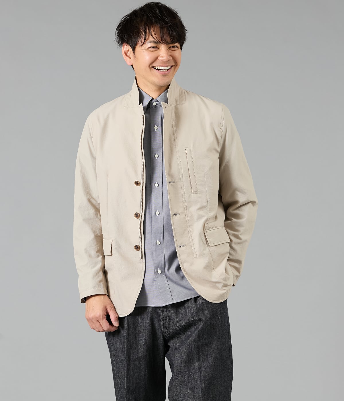 【撥水・通気性・防シワ・ストレッチ】COOLDOTS トリッパーズアウター