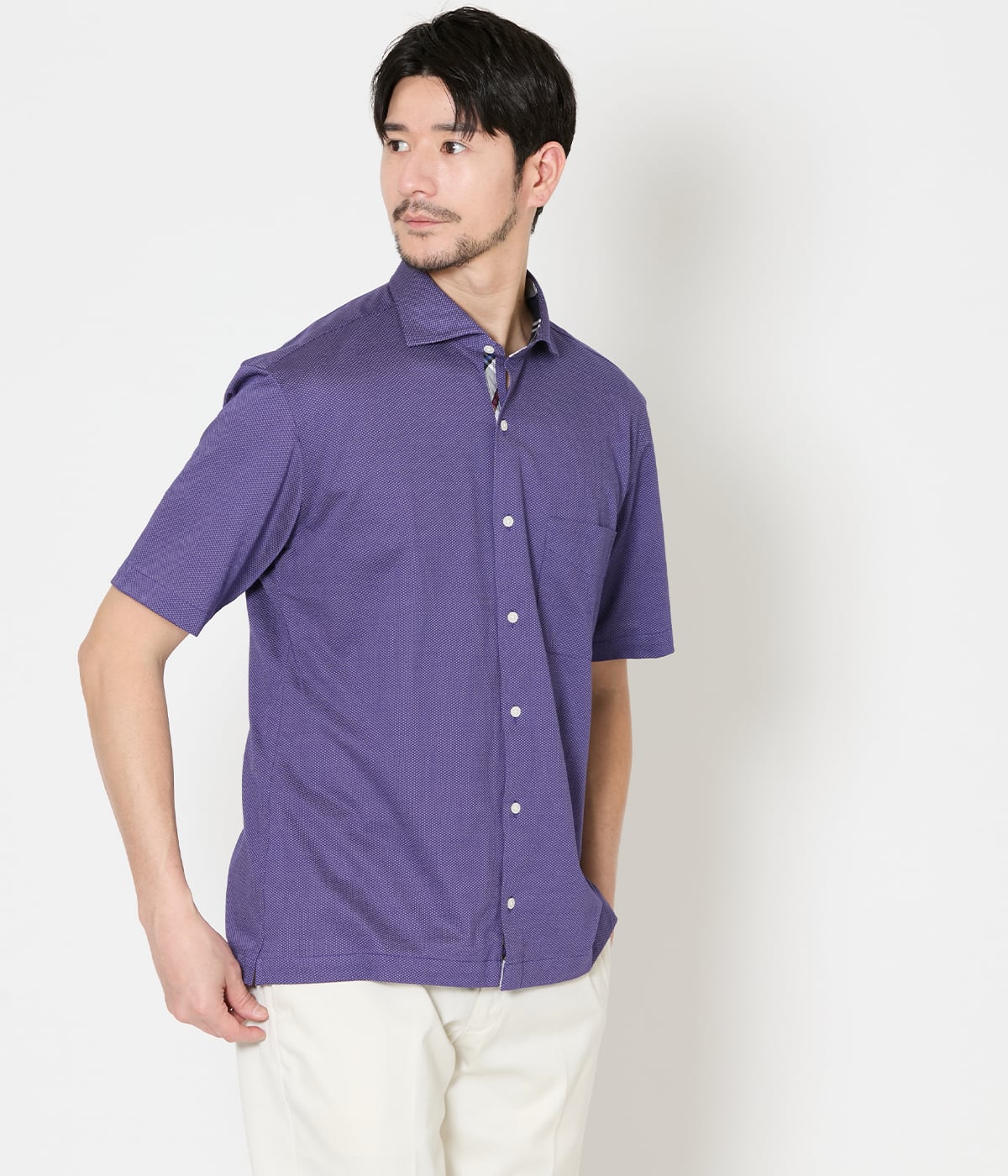 ドビージャカード 前開きカッタウェイポロシャツ