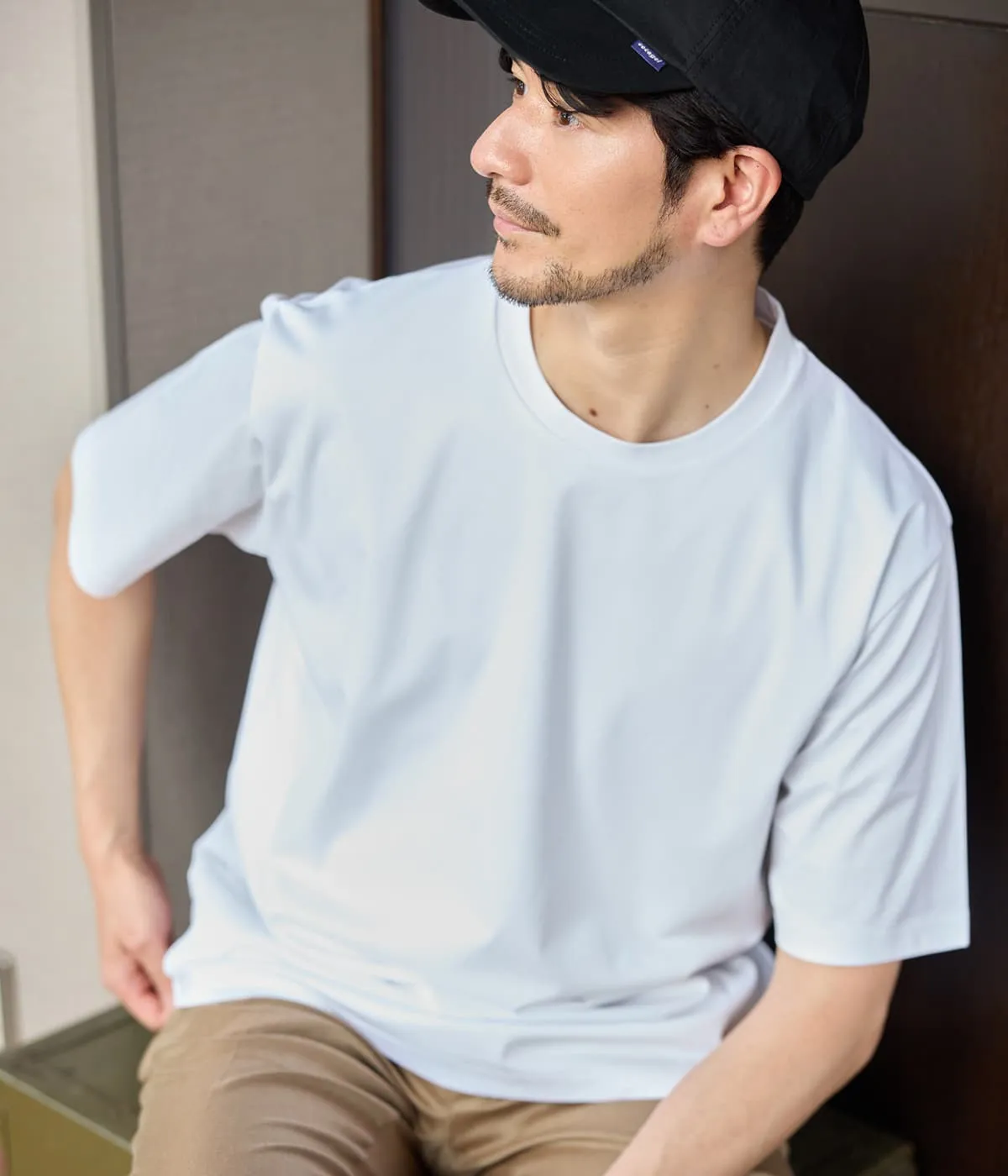 【追加生産】NY CARE FREE ホワイト 半袖ドレスTシャツ
