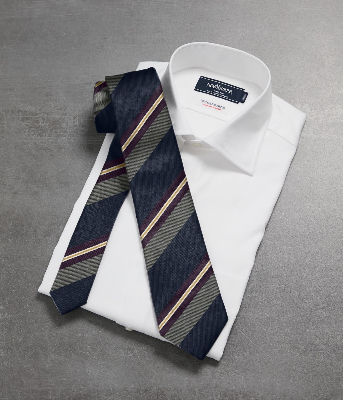 カラーマルチストライプ ネクタイ