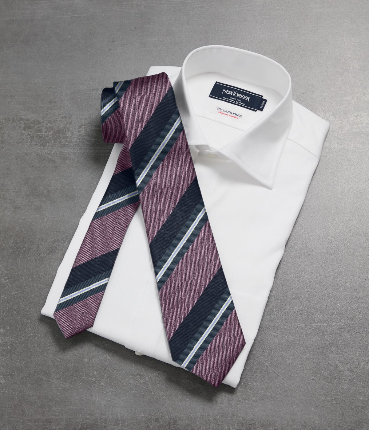 カラーマルチストライプ ネクタイ