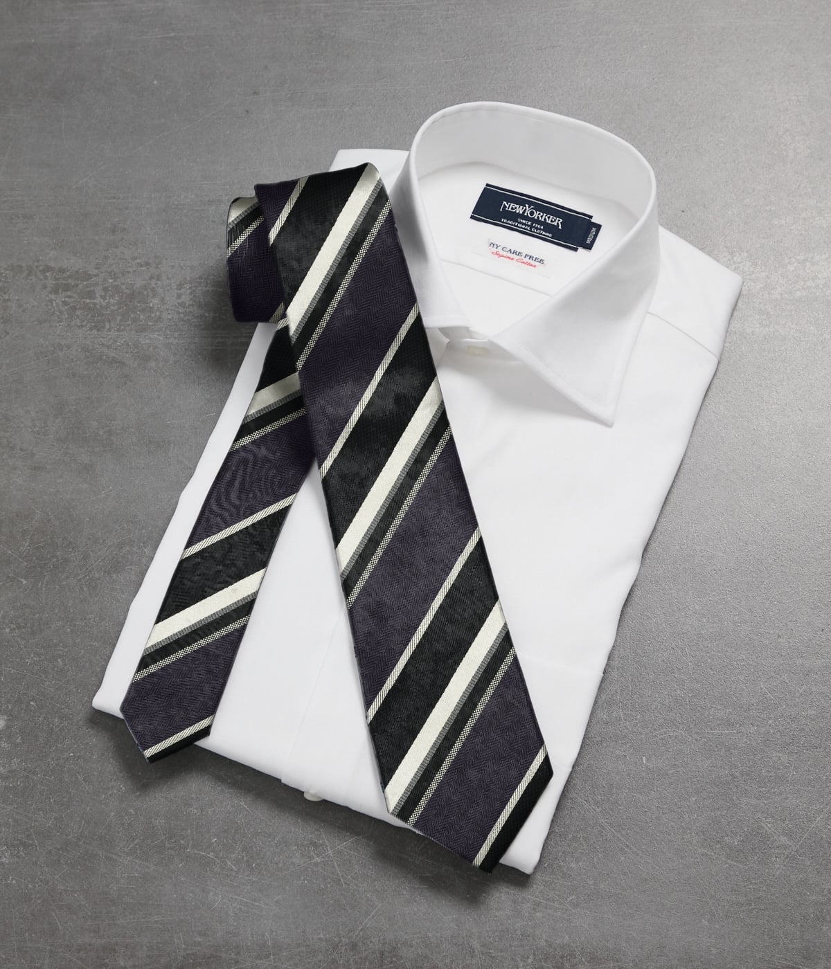 ミックスモチーフストライプ ネクタイ