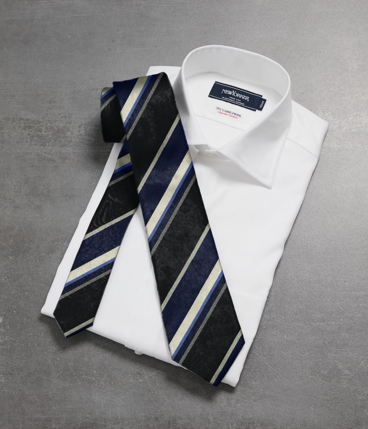 ミックスモチーフストライプ ネクタイ