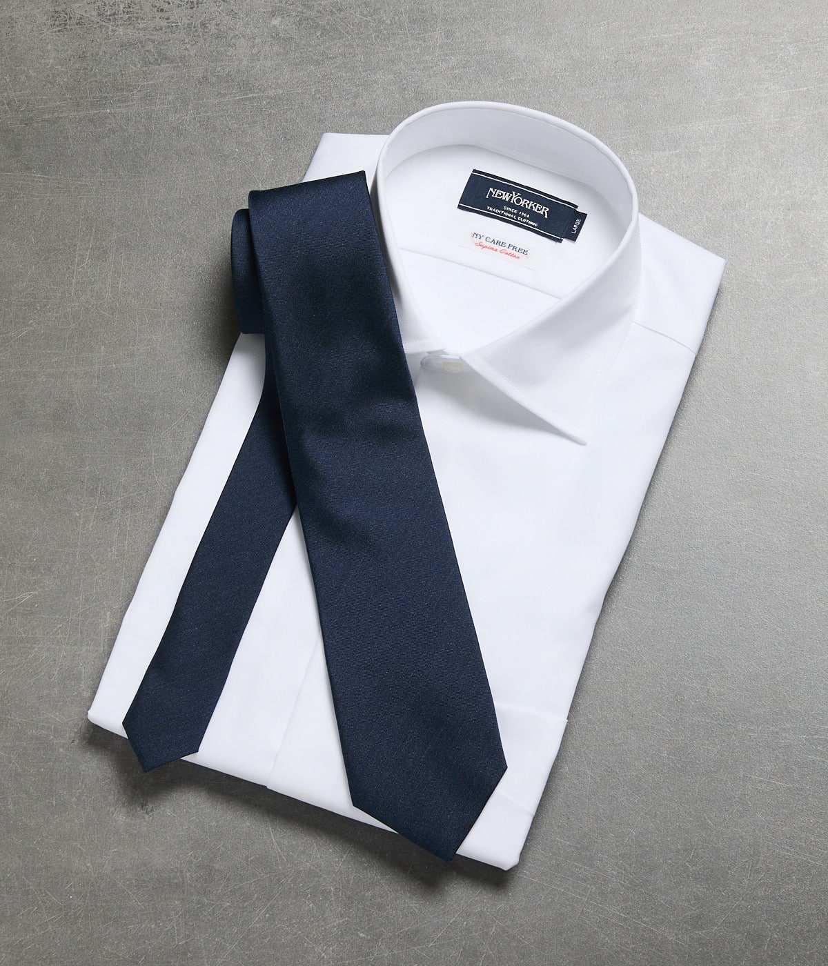 インディゴカラー ソリッド ネクタイ
