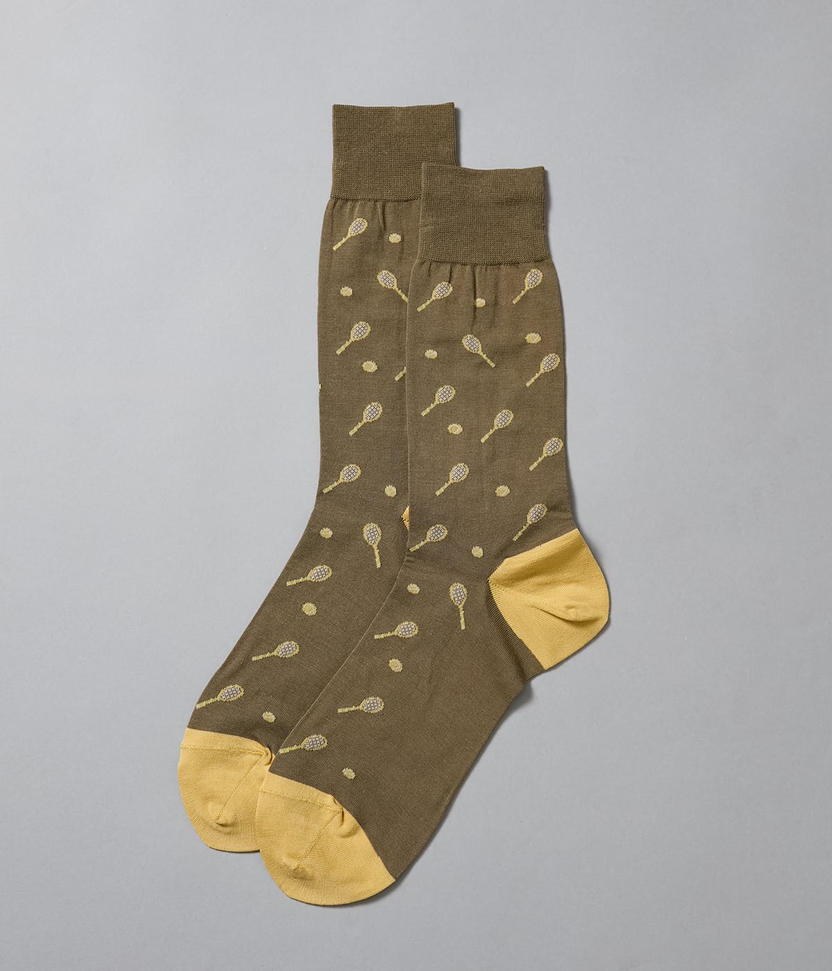 ラケットモチーフ カジュアルソックス