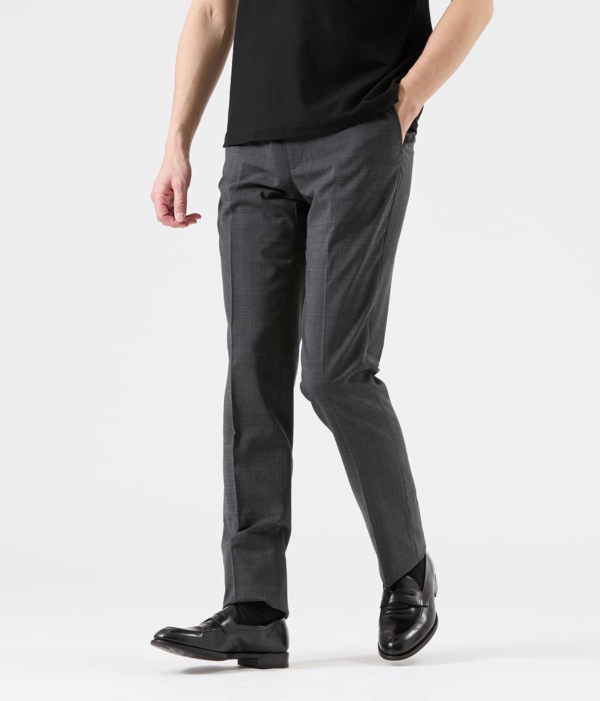 ハウンドトゥース スラックス