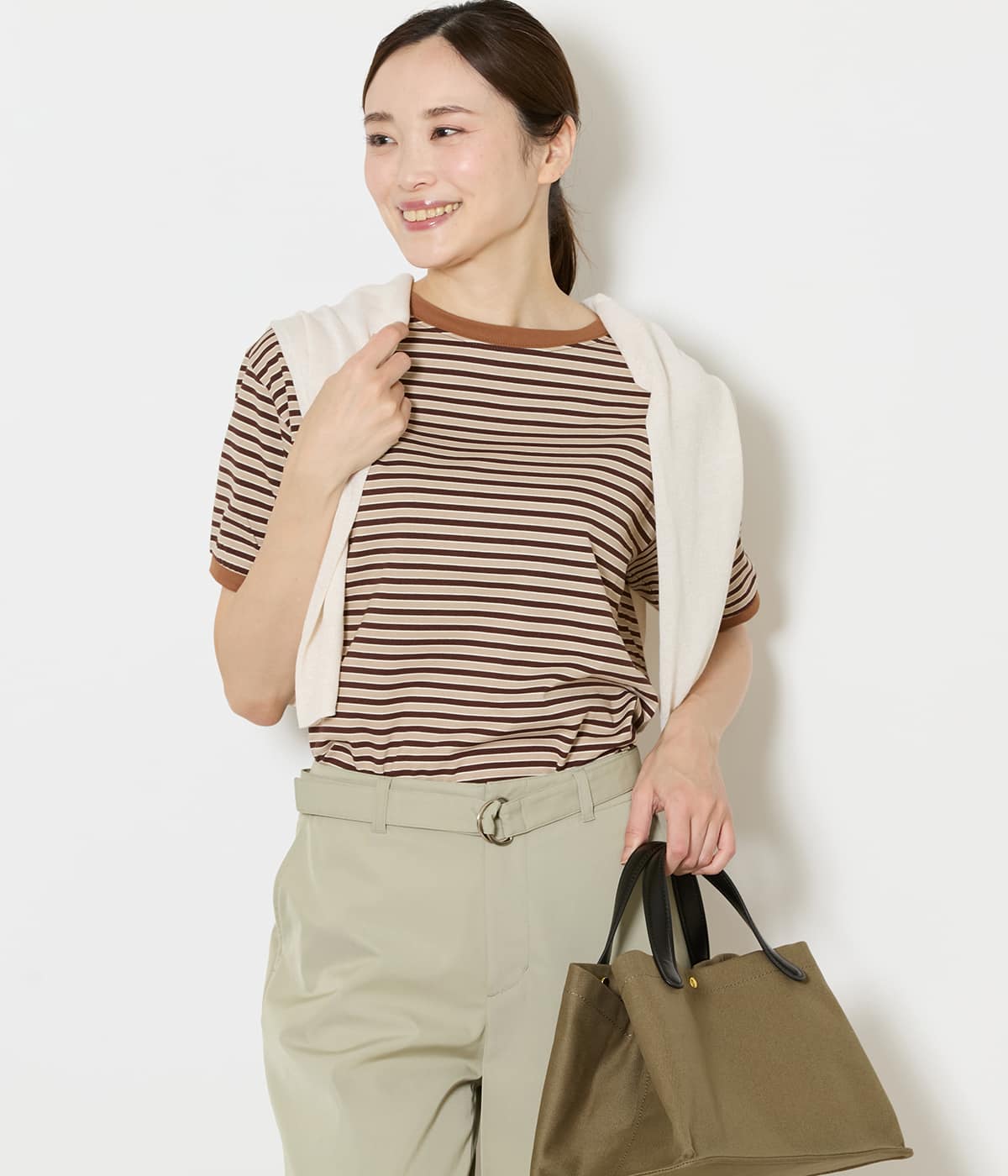 【WEB限定】STAR&STRIPE (スターアンドストライプ) マルチボーダーリンガーTシャツ