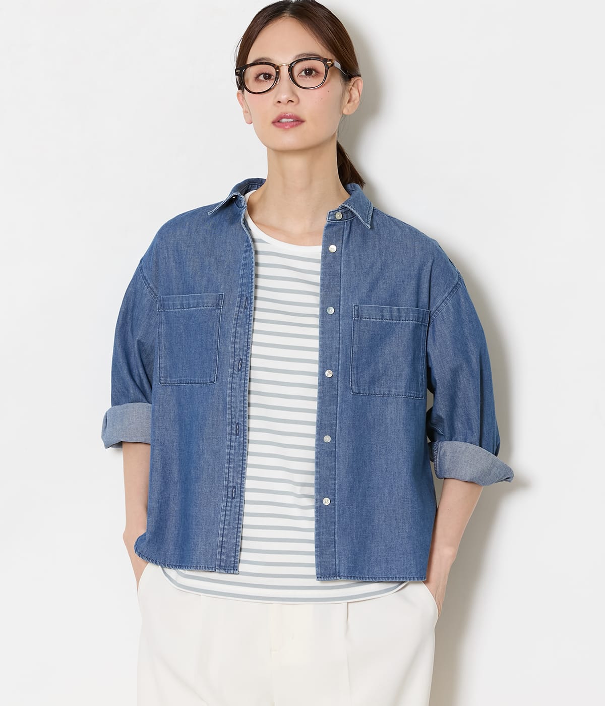 ライトオンスデニムシャツ