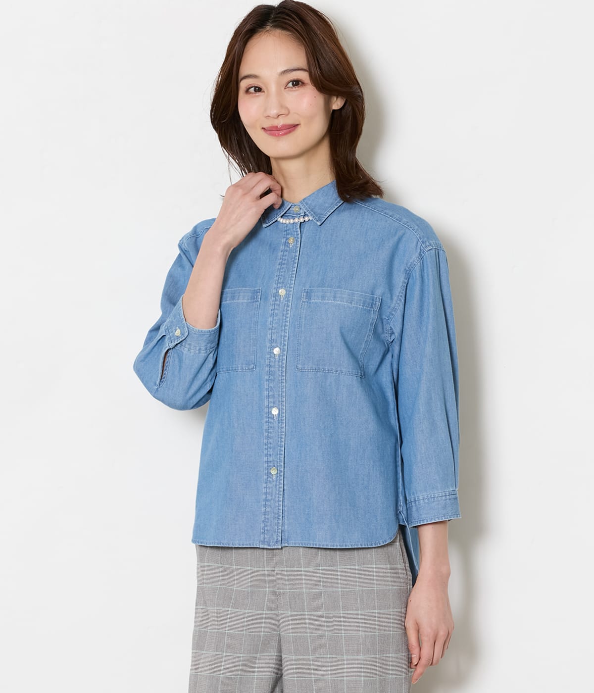 ライトオンスデニムシャツ
