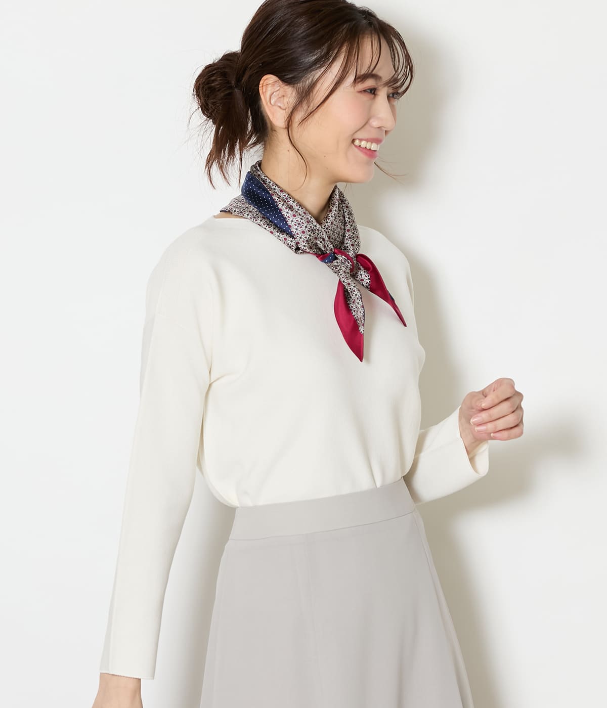 【手洗い可能】TCホールガーメント(R)  ボートネックニットプルオーバー