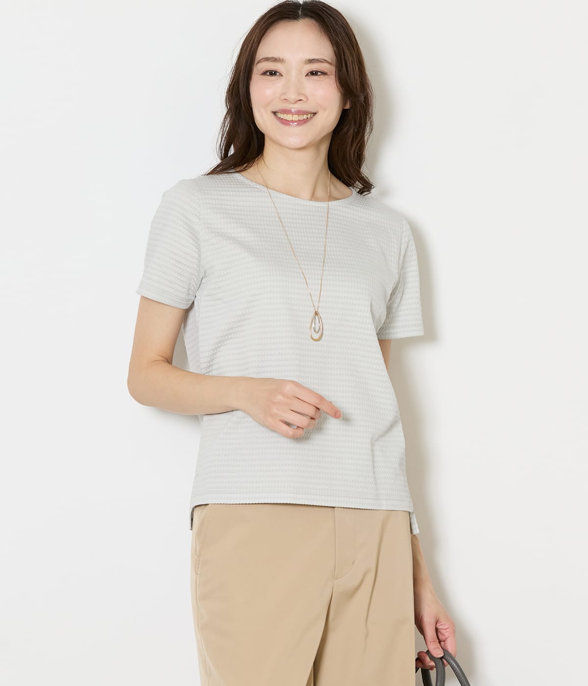 【吸水速乾】格子サッカーTシャツ