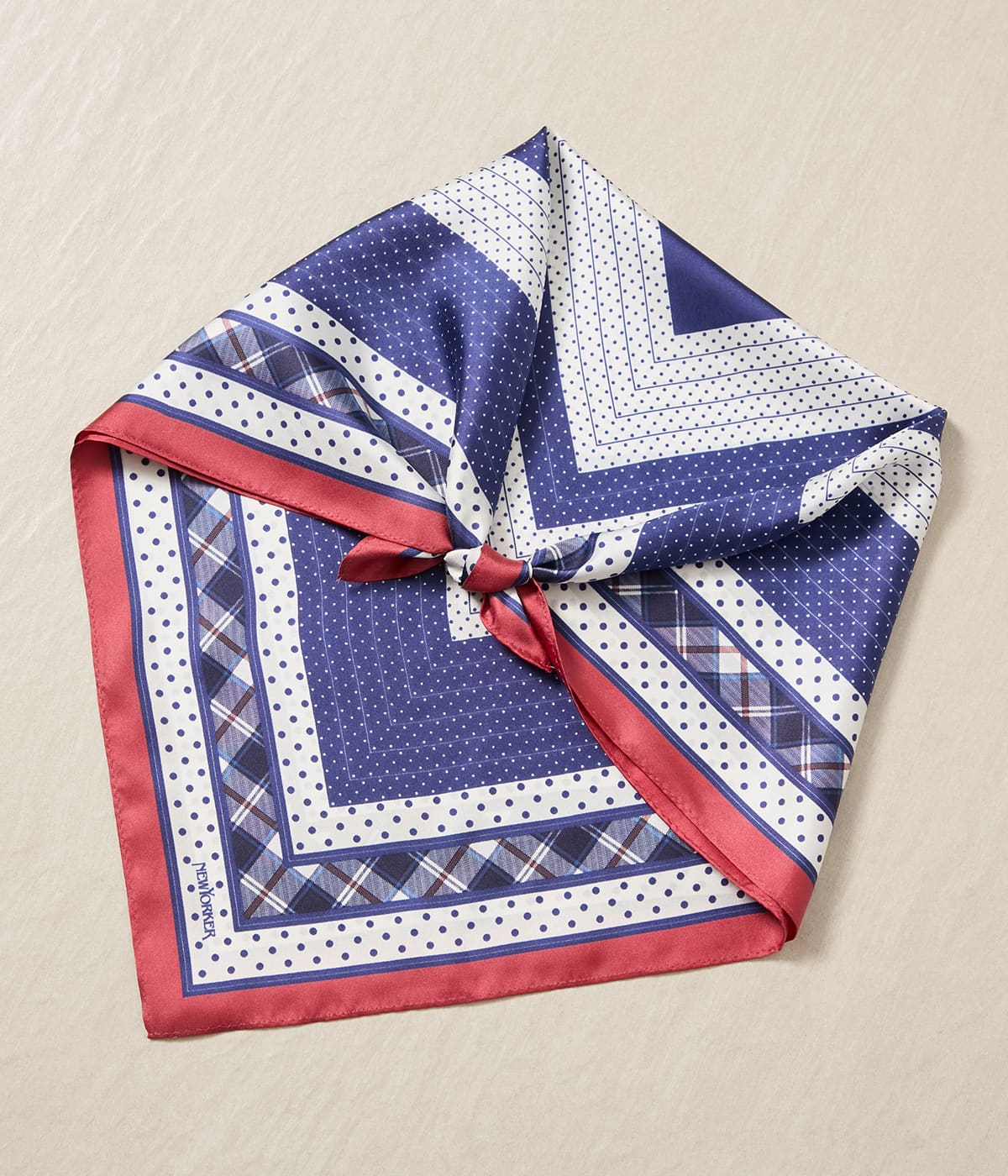 ドットスクエア ミニスカーフ