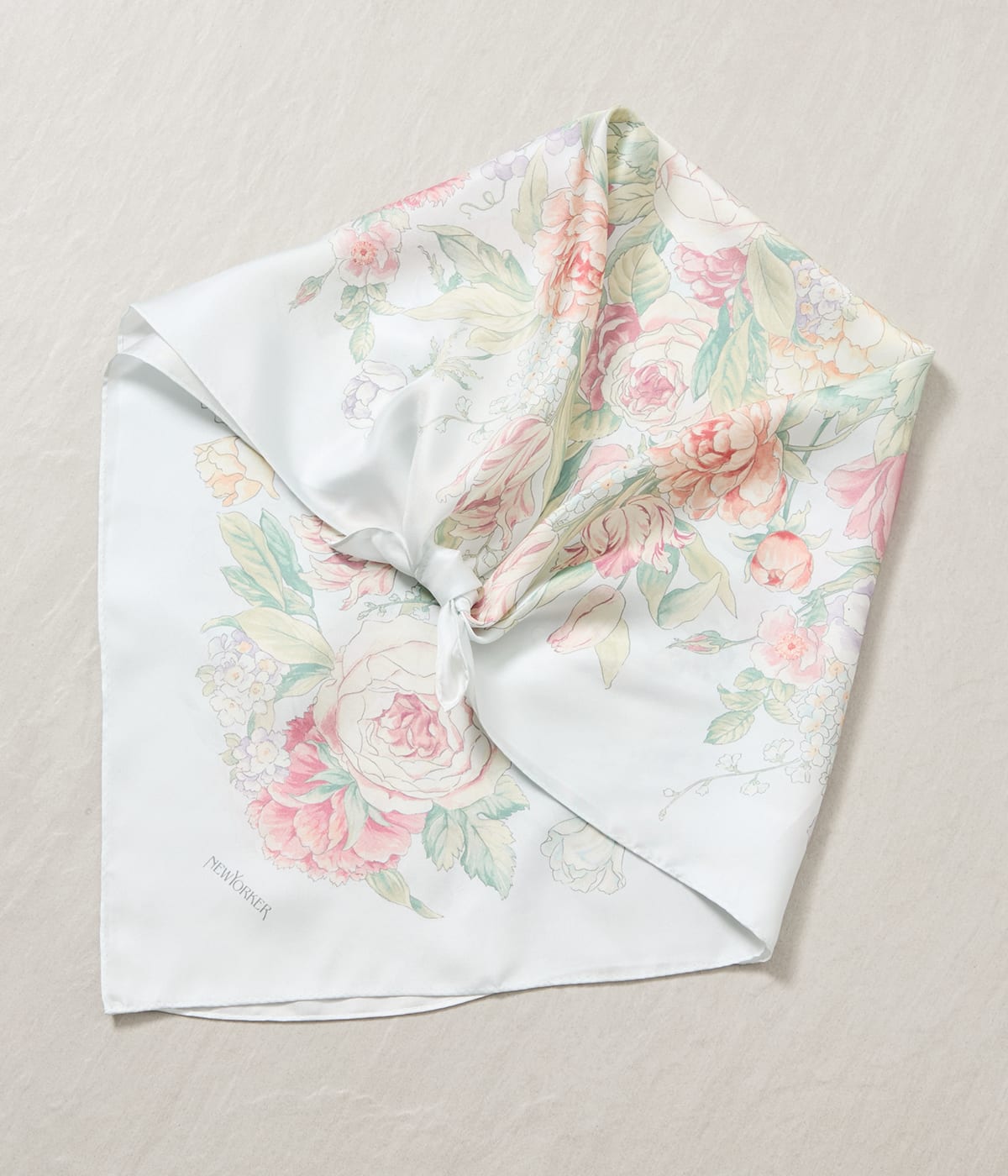 フラワーブーケスカーフ