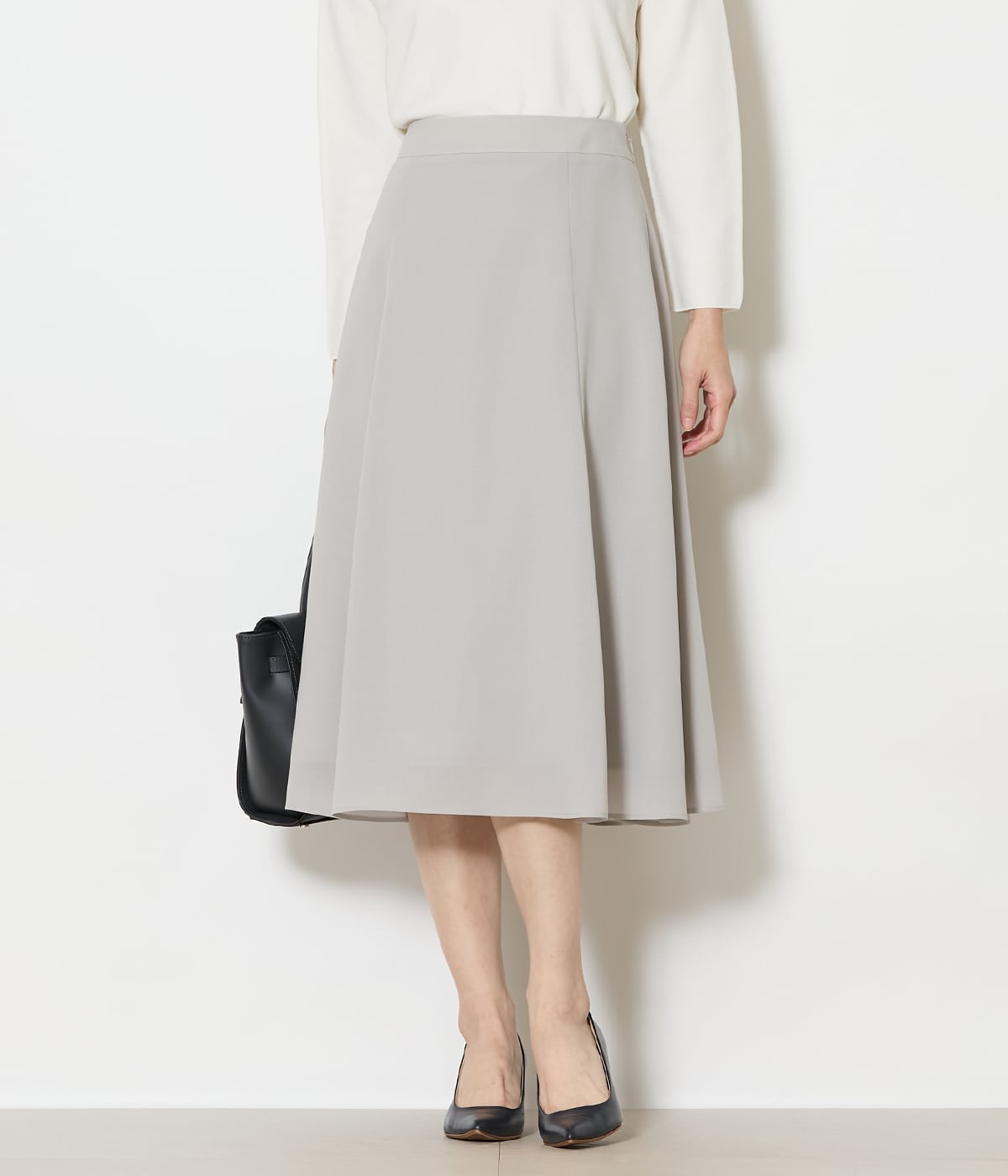 【L】フィネスボイル フレアスカート