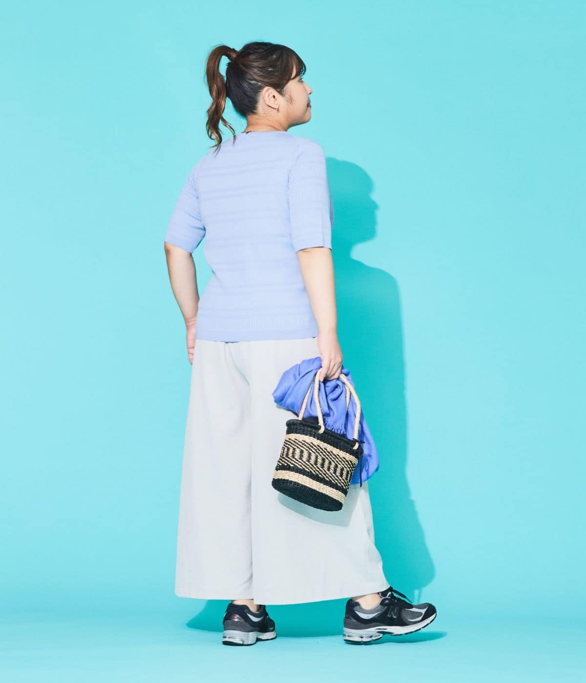 新品未使用ピッコーネガウチョパンツ L】【接触冷感・UVカット】トリアセオックス ガウチョパンツ(54338250
